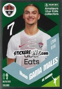 Figurina Hugo Gama Males (AC Garona) - Foot 2023-2024
 n. UE16 - Panini