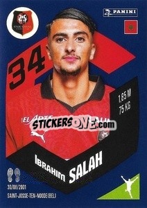 Sticker Ibrahim Salah - Foot 2023-2024
 n. 394 - Panini