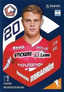 Sticker Ignacio Miramón - Foot 2023-2024
 n. 123 - Panini