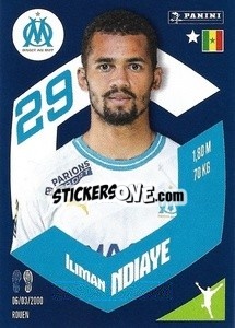 Sticker Iliman Ndiaye - Foot 2023-2024
 n. 205 - Panini