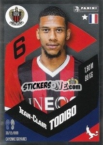 Sticker Jean-Clair Todibo (Le Roc) - Foot 2023-2024
 n. 321 - Panini