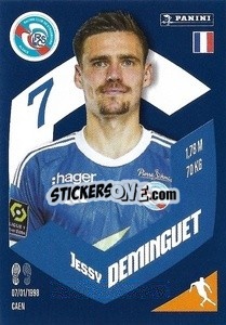 Sticker Jessy Deminguet - Foot 2023-2024
 n. 410 - Panini