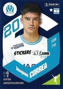 Sticker Joaquín Correa - Foot 2023-2024
 n. 204 - Panini