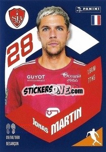 Sticker Jonas Martin - Foot 2023-2024
 n. 36 - Panini