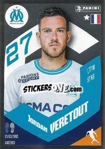 Sticker Jordan Veretout (Le Génie) - Foot 2023-2024
 n. 202 - Panini