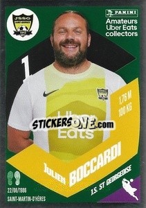 Cromo Julien Boccardi (JS St Georgeoise) - Foot 2023-2024
 n. UE22 - Panini