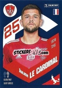 Sticker Julien Le Cardinal - Foot 2023-2024
 n. 30 - Panini