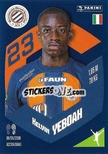 Sticker Kelvin Yeboah - Foot 2023-2024
 n. 274 - Panini