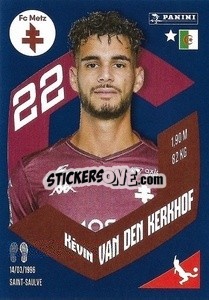 Figurina Kévin Guitoun Van Den Kerkhof - Foot 2023-2024
 n. 220 - Panini