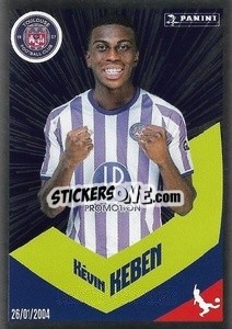Cromo Kévin Keben (Le Talent) - Foot 2023-2024
 n. 422 - Panini