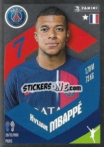 Sticker Kylian Mbappé (L'As) - Foot 2023-2024
 n. 351 - Panini