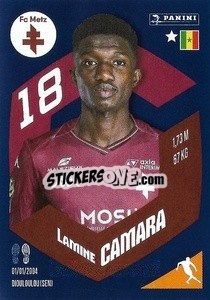 Sticker Lamine Camara - Foot 2023-2024
 n. 221 - Panini