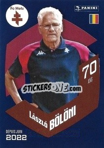 Sticker László Bölöni (Metz) - Foot 2023-2024
 n. 10 - Panini