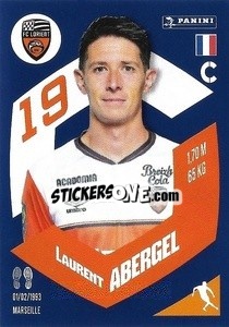 Sticker Laurent Abergel - Foot 2023-2024
 n. 142 - Panini