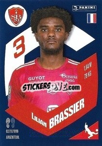Sticker Lilian Brassier - Foot 2023-2024
 n. 27 - Panini