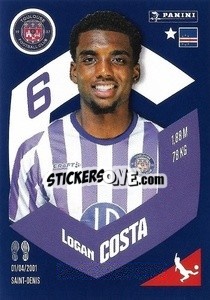 Sticker Logan Costa - Foot 2023-2024
 n. 425 - Panini