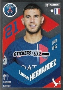Sticker Lucas Hernández (Le Roc) - Foot 2023-2024
 n. 338 - Panini