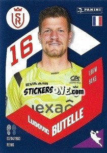 Sticker Ludovic Butelle - Foot 2023-2024
 n. 357 - Panini
