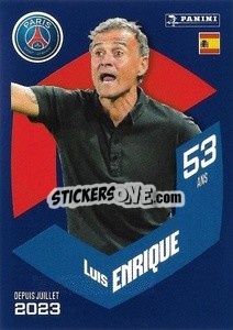 Sticker Luis Enrique (PSG) - Foot 2023-2024
 n. 15 - Panini