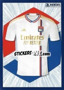 Sticker Maillot Domicile - Foot 2023-2024
 n. 166 - Panini
