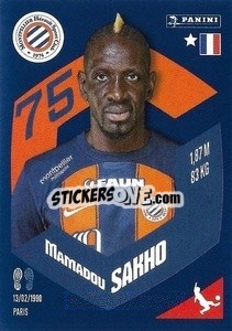 Sticker Mamadou Sakho - Foot 2023-2024
 n. 263 - Panini