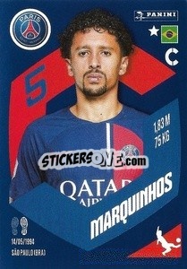 Sticker Marquinhos - Foot 2023-2024
 n. 339 - Panini