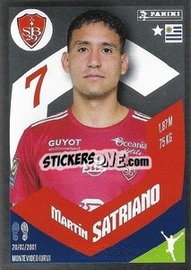 Sticker Martín Satriano (L'As) - Foot 2023-2024
 n. 41 - Panini