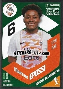 Sticker Martine Epossi (AC Boulogne Billancourt) - Foot 2023-2024
 n. UE15 - Panini