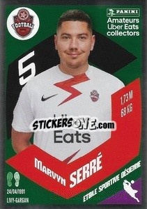 Sticker Marvyn Serré (Étoile Sportive Oésienne) - Foot 2023-2024
 n. UE20 - Panini