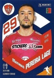 Sticker Mathias Pereira Lage - Foot 2023-2024
 n. 37 - Panini