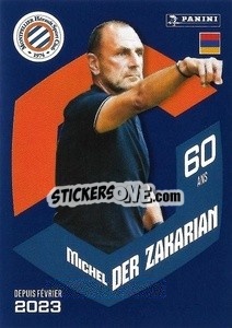 Figurina Michel Der Zakarian (Montpellier) - Foot 2023-2024
 n. 12 - Panini