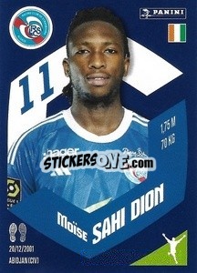 Sticker Moïse Sahi Dion - Foot 2023-2024
 n. 418 - Panini