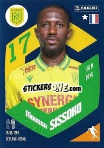 Sticker Moussa Sissoko - Foot 2023-2024
 n. 292 - Panini