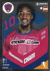 Sticker Muhammed Cham Saracevic (Le Génie) - Foot 2023-2024
 n. 56 - Panini