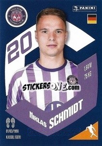 Sticker Niklas Schmidt - Foot 2023-2024
 n. 433 - Panini