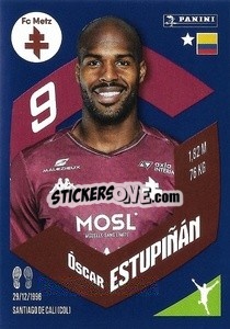 Sticker Óscar Estupiñán - Foot 2023-2024
 n. 227 - Panini