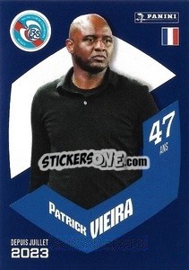 Sticker Patrick Vieira (Strasbourg) - Foot 2023-2024
 n. 18 - Panini