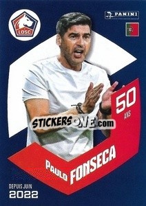Sticker Paulo Fonseca (Lille) - Foot 2023-2024
 n. 6 - Panini
