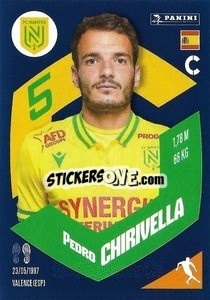 Sticker Pedro Chirivella - Foot 2023-2024
 n. 288 - Panini