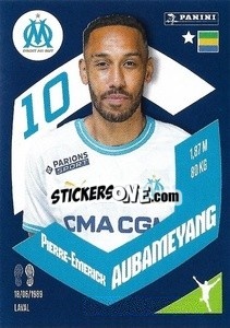 Sticker Pierre-Emerick Aubameyang - Foot 2023-2024
 n. 203 - Panini