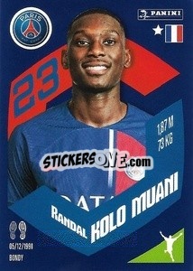 Sticker Randal Kolo Muani - Foot 2023-2024
 n. 350 - Panini