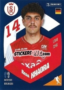 Sticker Reda Khadra - Foot 2023-2024
 n. 365 - Panini