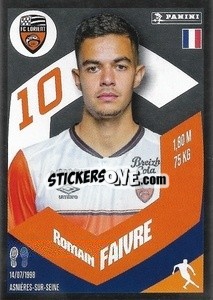 Sticker Romain Faivre (Le Génie) - Foot 2023-2024
 n. 144 - Panini