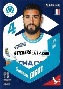 Sticker Samuel Gigot - Foot 2023-2024
 n. 194 - Panini