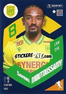 Sticker Samuel Moutoussamy - Foot 2023-2024
 n. 290 - Panini