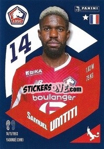 Sticker Samuel Umtiti - Foot 2023-2024
 n. 118 - Panini