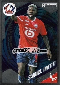 Sticker Samuel Umtiti (Lille) - Foot 2023-2024
 n. 160 - Panini