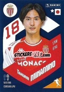 Sticker Takumi Minamino - Foot 2023-2024
 n. 247 - Panini
