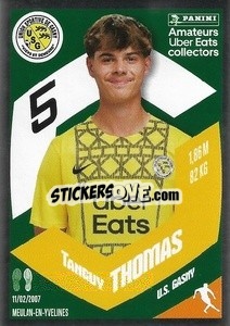 Sticker Tanguy Thomas (US Gasny) - Foot 2023-2024
 n. UE11 - Panini