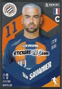 Sticker Téji Savanier (Le Génie) - Foot 2023-2024
 n. 269 - Panini